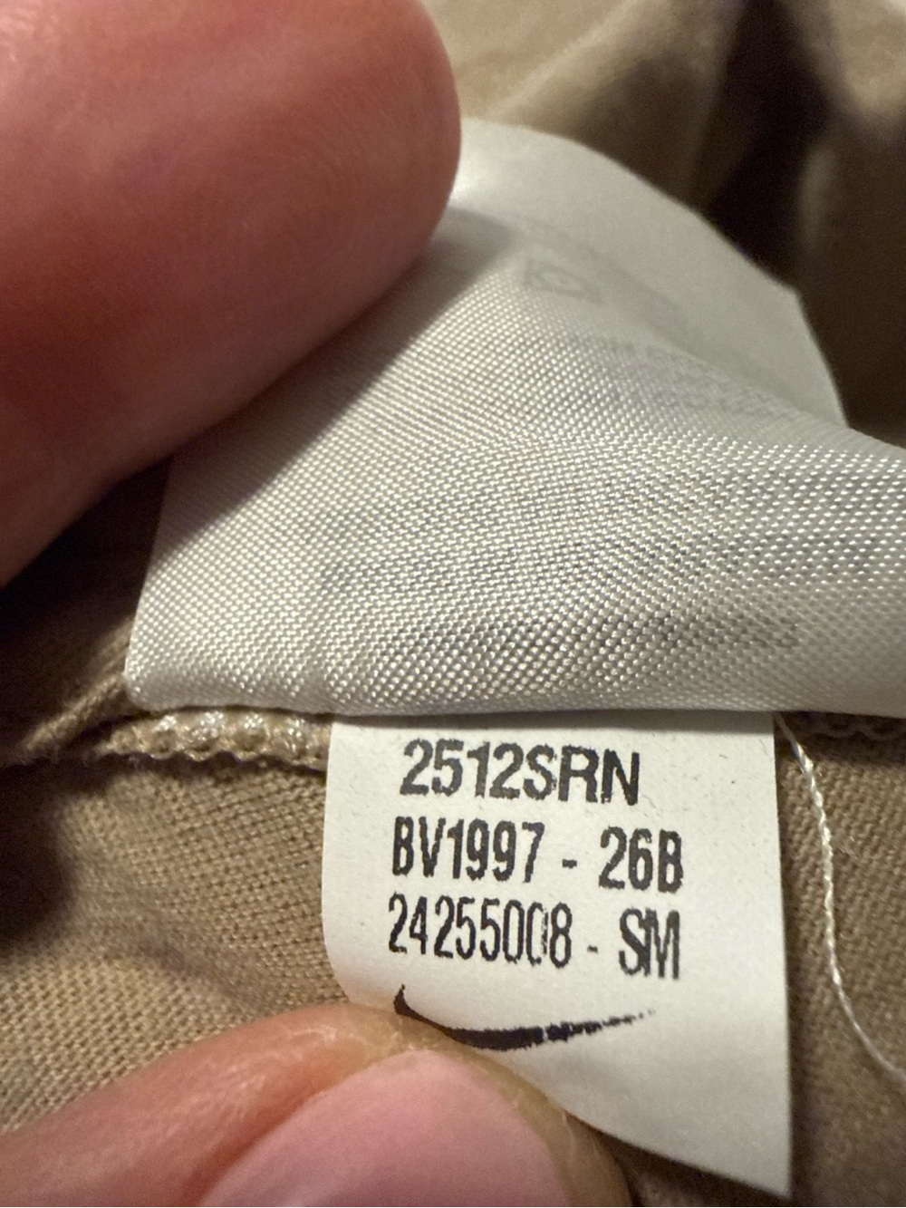 Nike Mens Small Beige Graphic Logo Tee NWT Athletic Streetwear Shirt Cotton - Picture 5 of 5